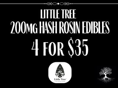 4 for $35 200MG Rosin Little Tree
