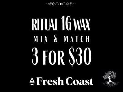 3 for $30 1G Ritual Wax