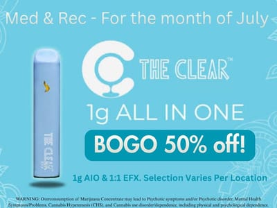 BOGO 50% off THE CLEAR