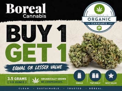 Boreal 3.5g $14 B1G1