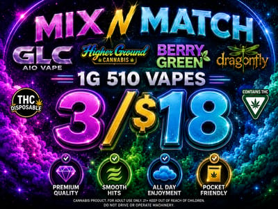 Mix N Match 1g 510 Cart 3/$18