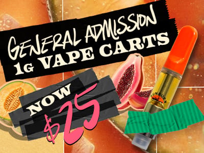 General Admission Vapes: $25