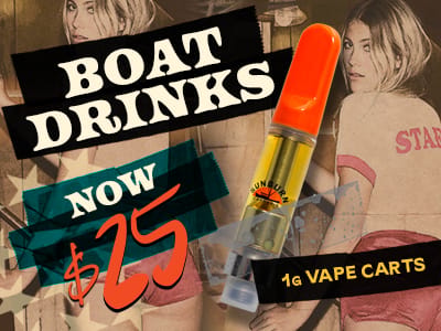 Boat Drinks Vapes: $25
