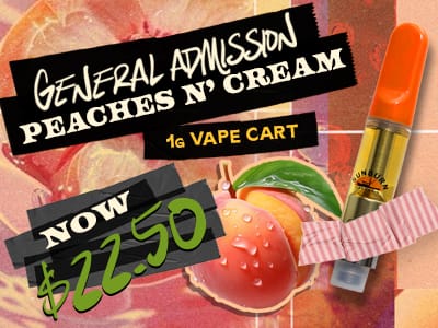 Peaches n' Cream 1g Vapes: $22.50