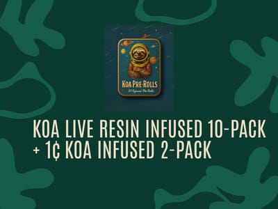 Buy a KOA Infused 10-Pack and Add a KOA Infused 2-Pack for Just 1¢
