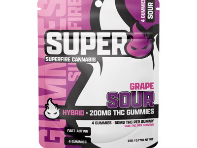 5/$15 Superfire 4x50mg Sour Gummies