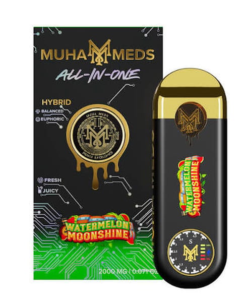 MM - 2g - Disposable Vape - Watermelon Moonshine