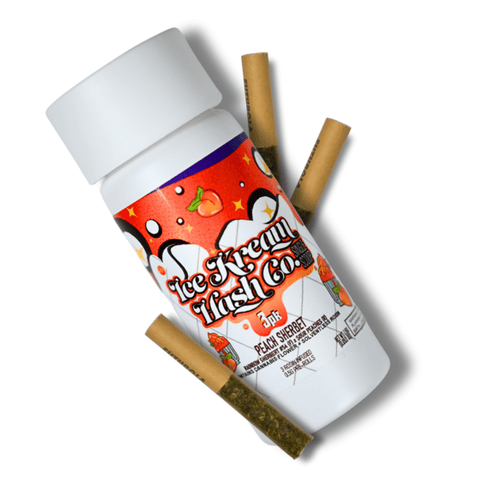 IKHCO | Peach Sherbet | Rosin Infused PRJ | Single Scoops 3pk | 1.5g