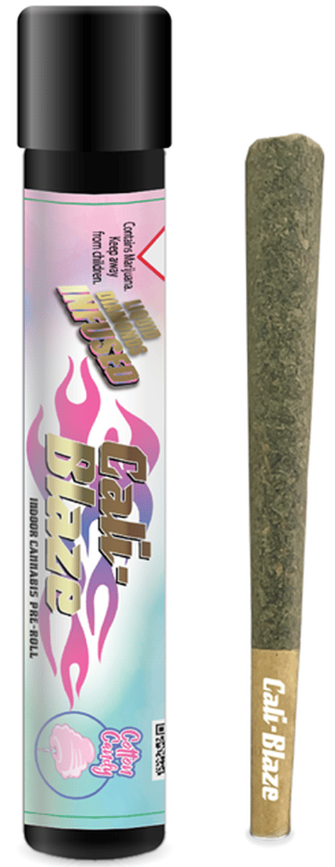 Cali Blaze - 1.2G Cotton Cloud (Cherry Gorilla Kush Breath) Infused Pre Roll