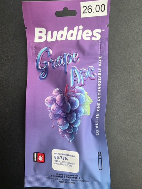 Buddies Flavors | Grape Ape All in One | 1g