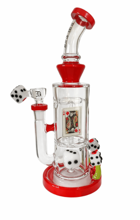 Casino Dice Water Bong - 11"