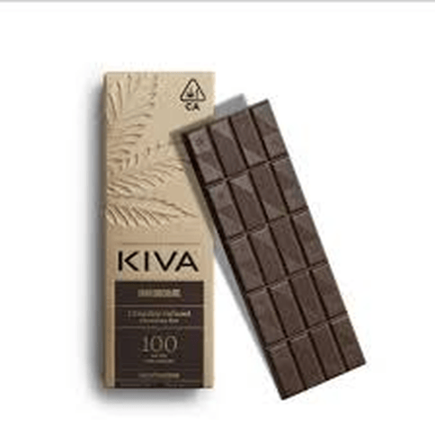 Kiva Bars- Dark Chocolate 100mg 20ct