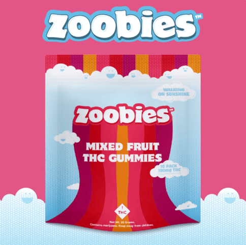 Gummies (Indica ) - Mixed Fruit (100mg/10pk)