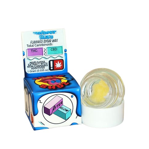 After Glow Taste Budz Flavored Sugar Wax | Blueberry Glaze 1g