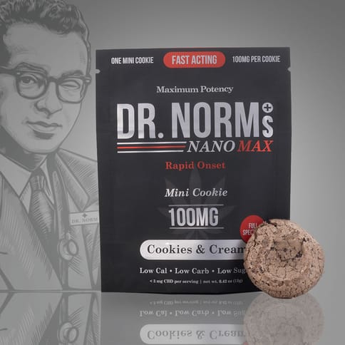 KB - DR. NORMS - THC BAKED GOODS - MAX COOKIES N CREAM - 100MG