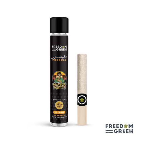 Freedom Green - Hand Rolls - OG Larry Punch - 1.5g Pre Roll