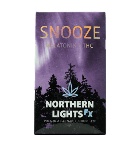 Snooze - Northern Lights FX - Chocolate Bar - Indica - 200mg**