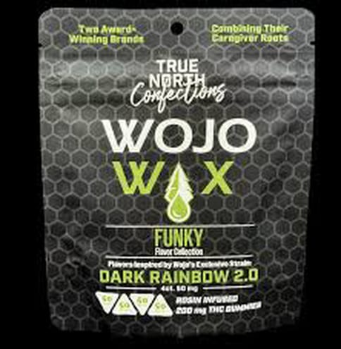 Dark Rainbow 200mg Rosin Infused Gummies | True North Confections x Wojo