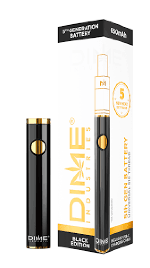 Dime Industries | Black | 510 Variable Voltage | Battery Kit