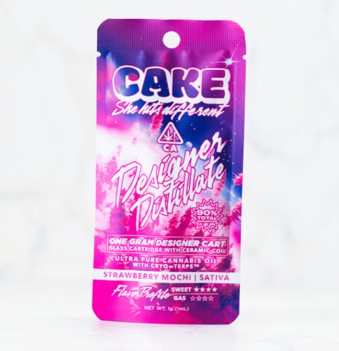 CAKE - DD Cart - 1 gram 510 Thread - Strawberry Mochi