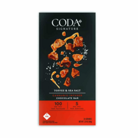 Coda Bars | Toffee & Sea Salt | 100mg