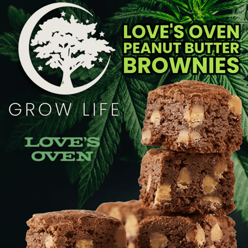 Love's Oven Peanut Butter Brownies (Wheat Free) 100mg