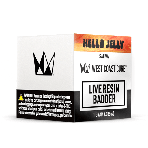 KB - WEST COAST CURE - LIVE RESIN BADDER - HELLA JELLY - 1G