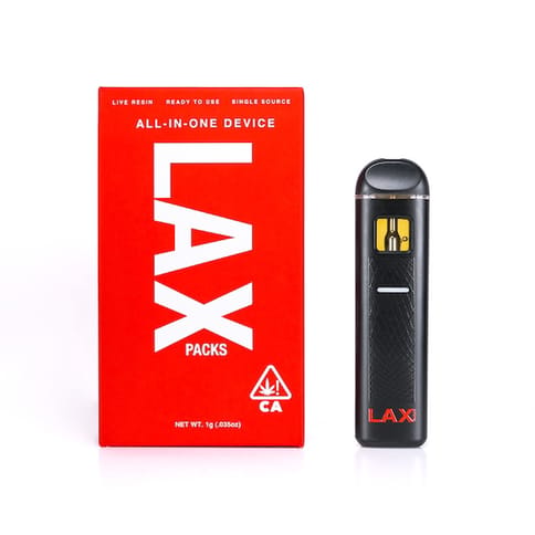 KB - LAX PACKS - LIVE RESIN ALL IN ONE - BUBBLEGUM GELATO - 1G
