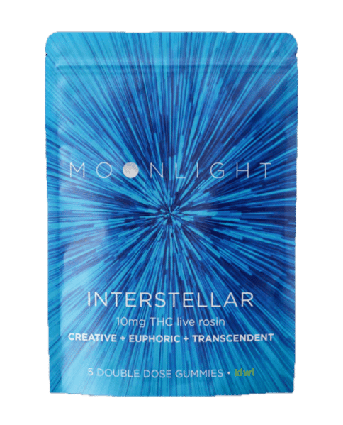 Moonlight Interstellar THC Live Rosin Gummy