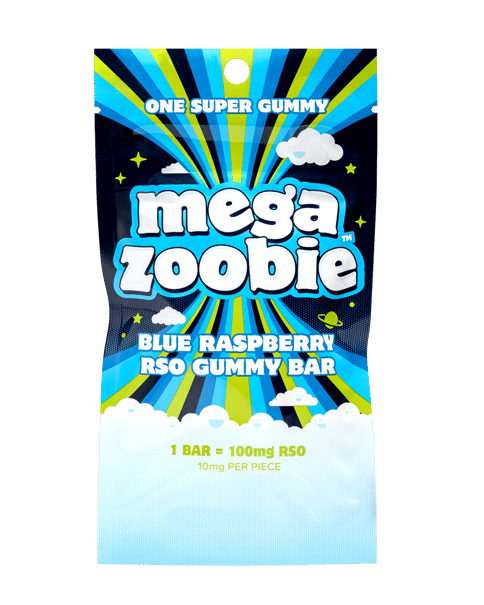Blue Raspberry - KushBerry Full Spectrum RSO Mega Zoobie (100mg)