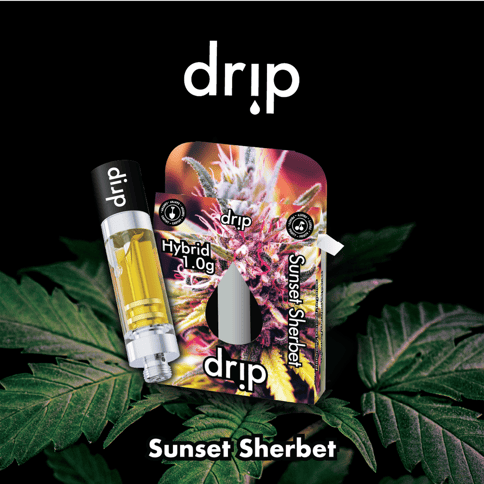 Drip - 1g Cartridge - Sunset Sherbert (Hybrid)