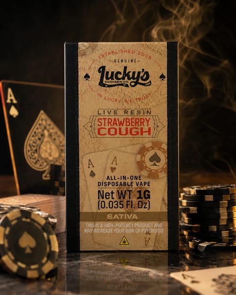 Luckys | Strawberry Cough | 1g Disposable