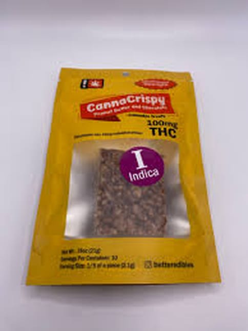 Chocolate Indica 100mg (Canna Crispy)