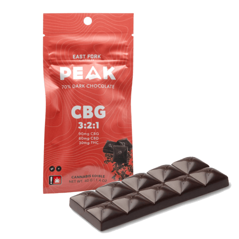 CBG DARK CHOCOLATE BAR | 3:2:1/CBG:CBD:THC | 30MG THC TOTAL
