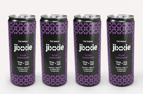 Jixxie - Plum Cardamom - 10mg THC, 5mg CBG - 4-pack