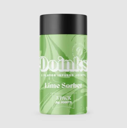 Doinks Infused Joint 5 Pack | Lime Sorbet 2.5g Rec