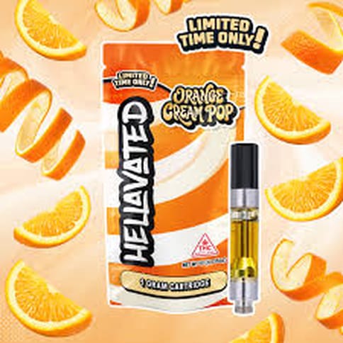 Orange Cream Pop 1G Cartridge (Hellavated)