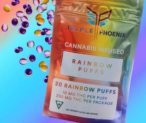 Rainbow Puffs