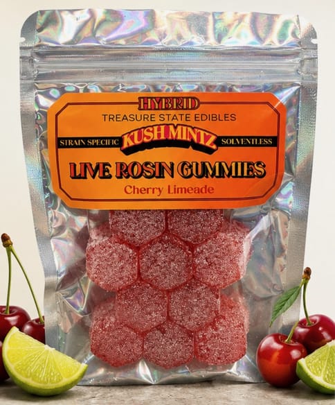 Cherry Limeade Live Rosin Sour Gummies