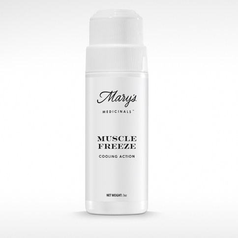 Mary's Medicinals Muscle Freeze 3oz Cooling Action Roll On
