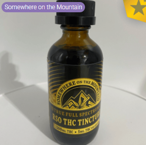 RSO Tincture 1200mgTHC SOTM