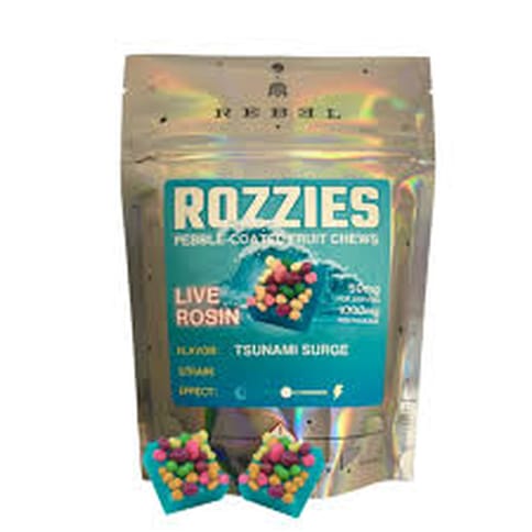 Rozzies Solventless Fruit Chews Tsunami Surge 2000mg