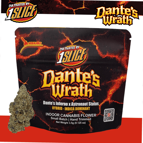 1Slice - Dante's Wrath - Indica Flower - 3.5g