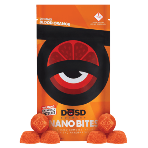 2000 MG NANO BITES BLOOD ORANGE SATIVA