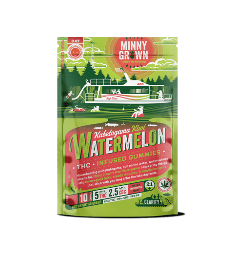 Kiwi Watermelon Gummies | Minny Grown |