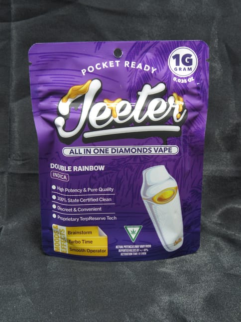 Double Rainbow 1g AIO Diamond Infused Disposable | Jeeter