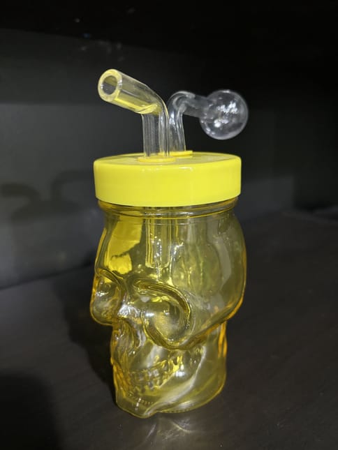 Skull Dab Rig - Skull Dab Rig - Yellow