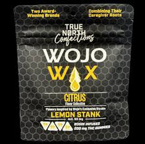 Lemon Stank 200mg Rosin Infused Gummies | True North Confections x Wojo