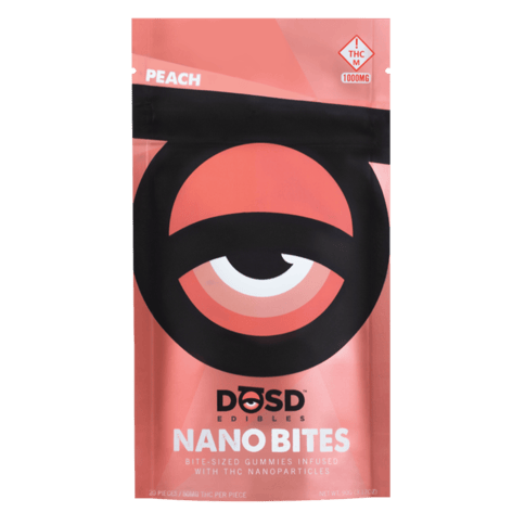 1000 MG NANO BITES PEACH INDICA