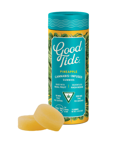 Pineapple (Uplifting) Single Strain Rosin Gummies